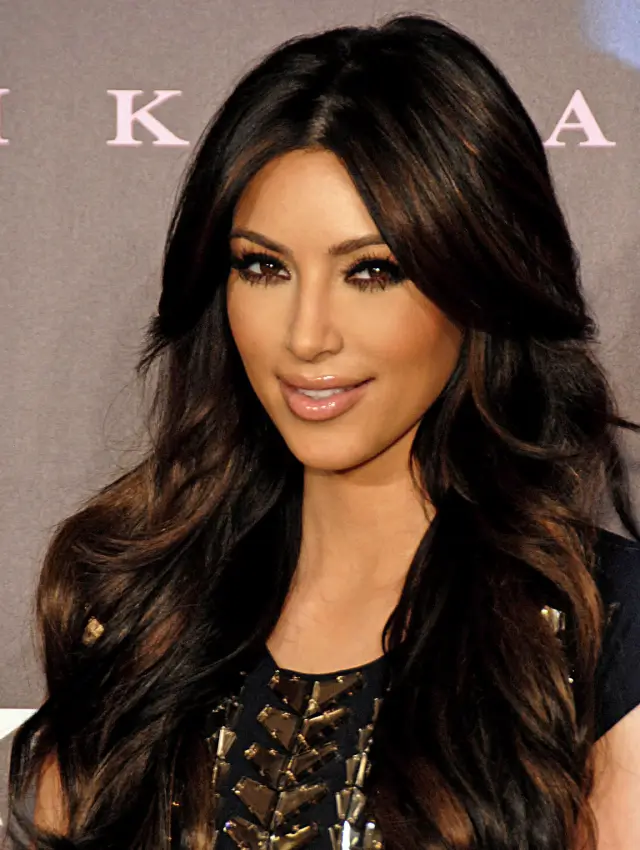 Kim Kardashian fragrance promotional shoot